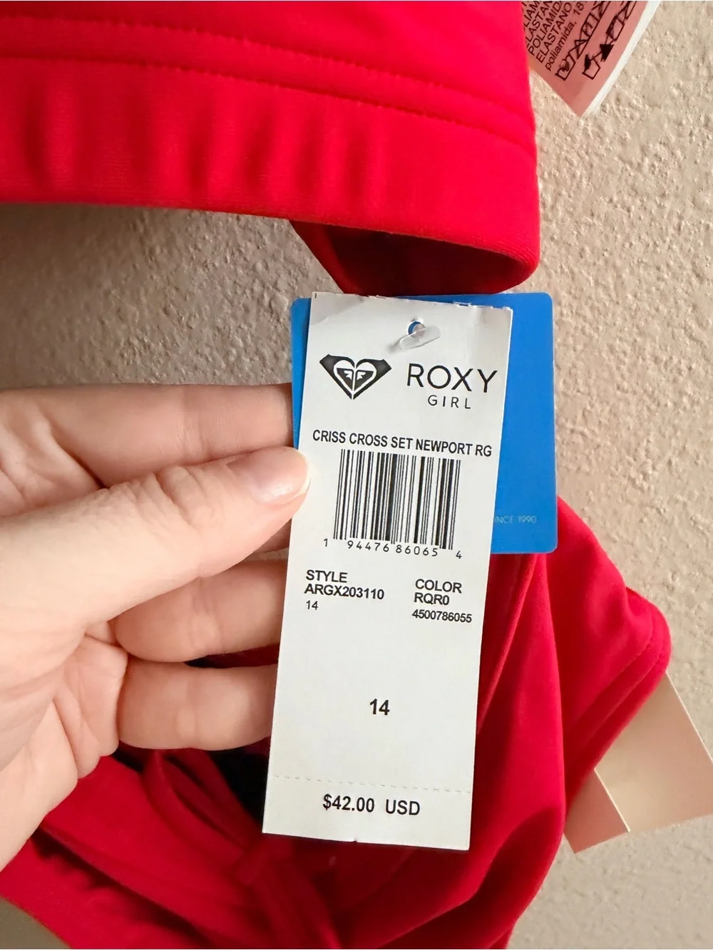 Roxy Girl Criss Cross Bathing Suit Set Newport Beach League